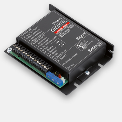 DEC 50/5, Amplificador digital 1-Q-EC 50 V/5 A, control de velocidad, funcionamiento PWM